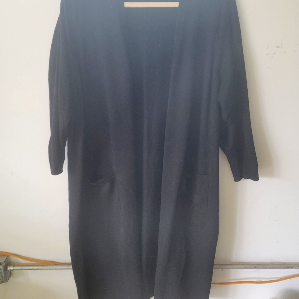 Torrid open knit duster with pockets